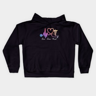 Live Love Heal with Caduceus Kids Hoodie